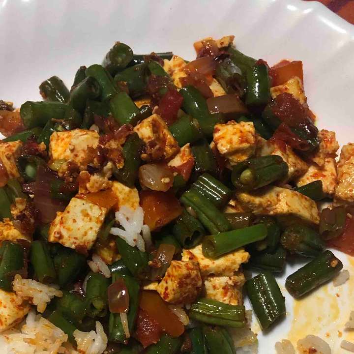 Beans and Paneer Sabji