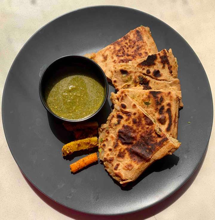 Guilt Free Aloo Paratha