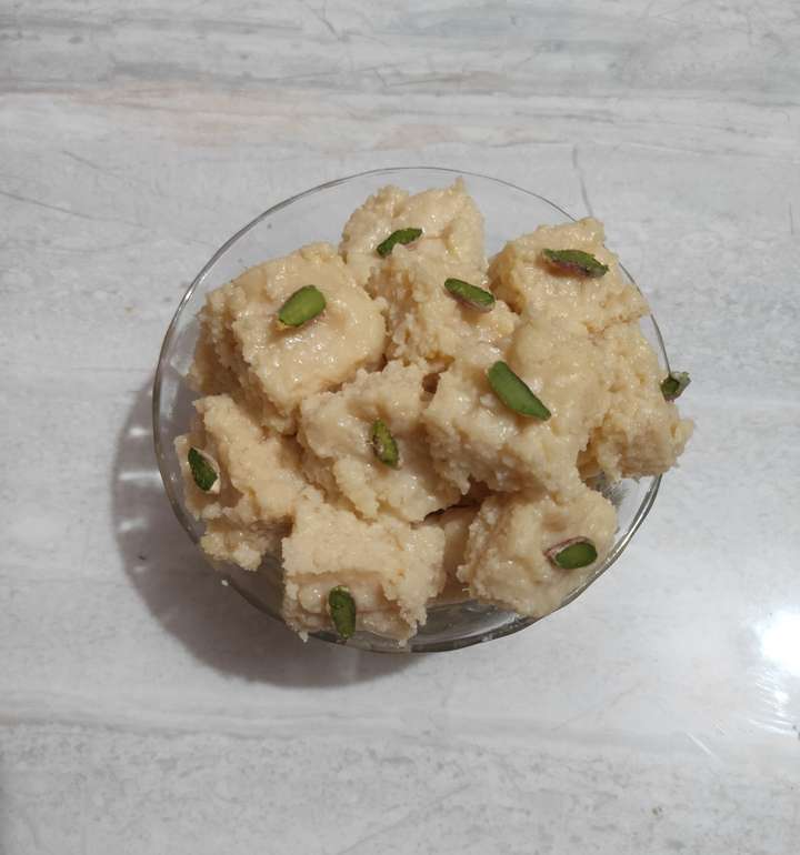 Milk cake recipe (kalakand)