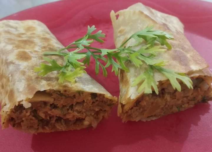 Soya Kheema Frankie