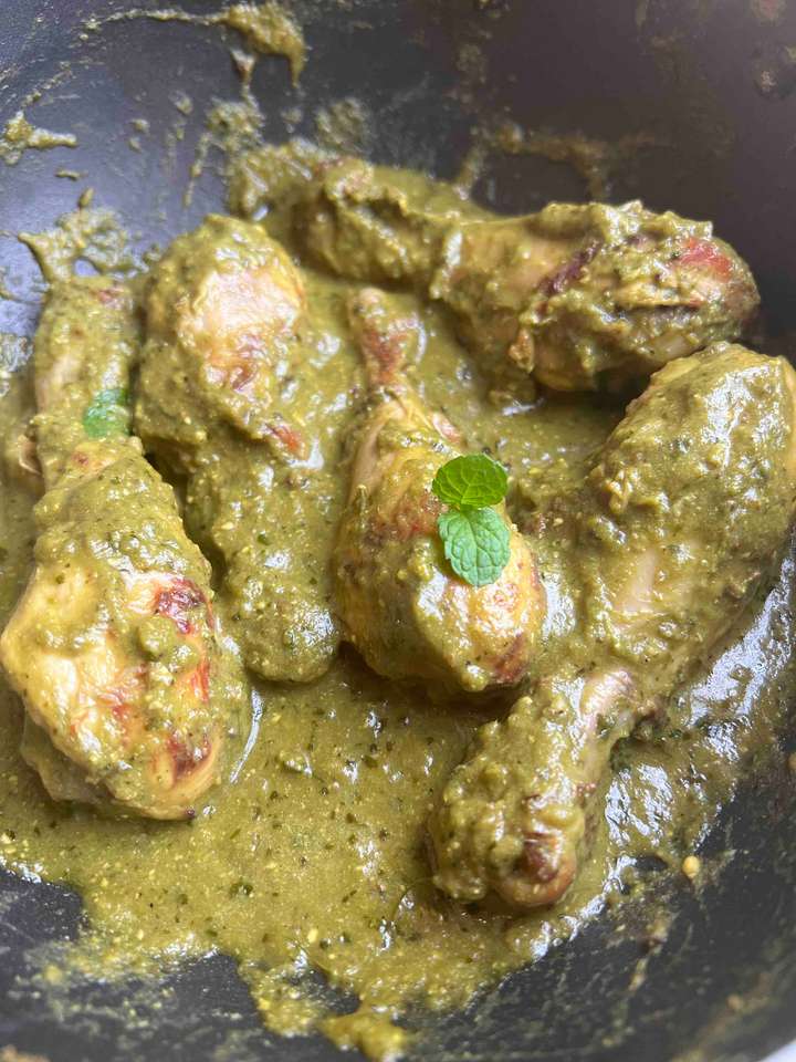 Afghani style tandoori chicken 