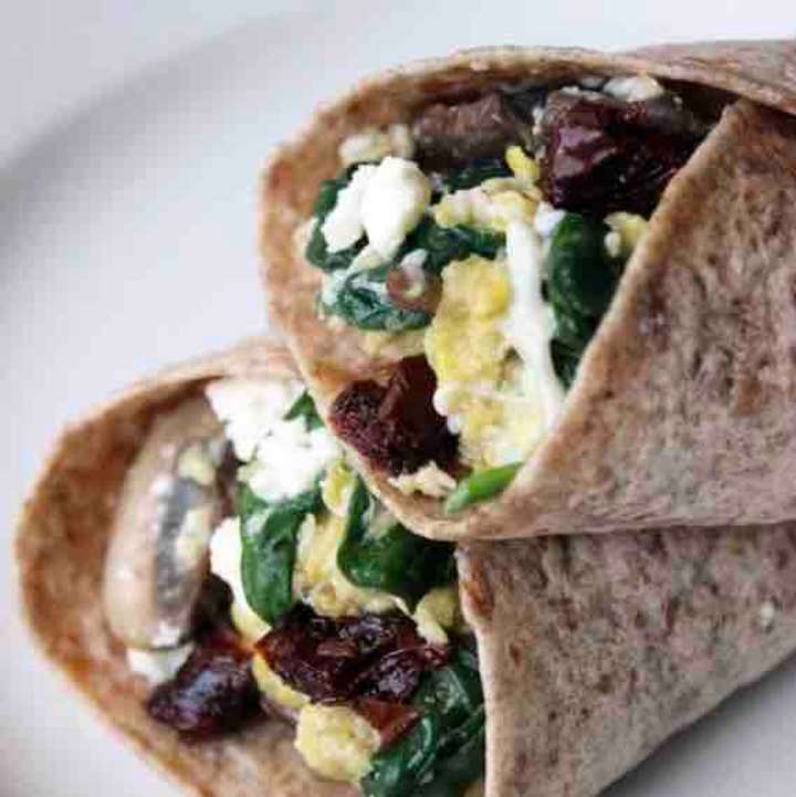  Spinach Fetta Wrap