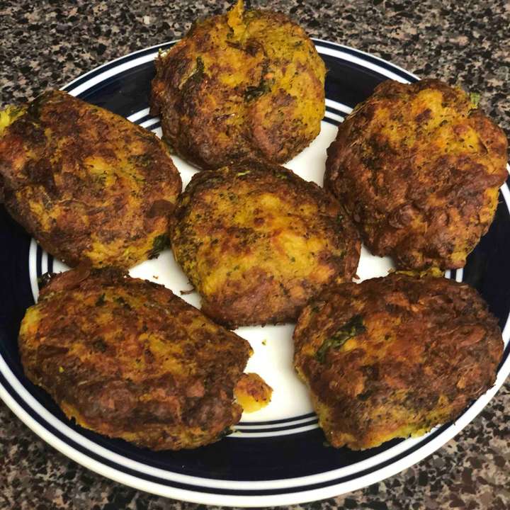 Air Fried Paneer Potato Broccoli Tikki