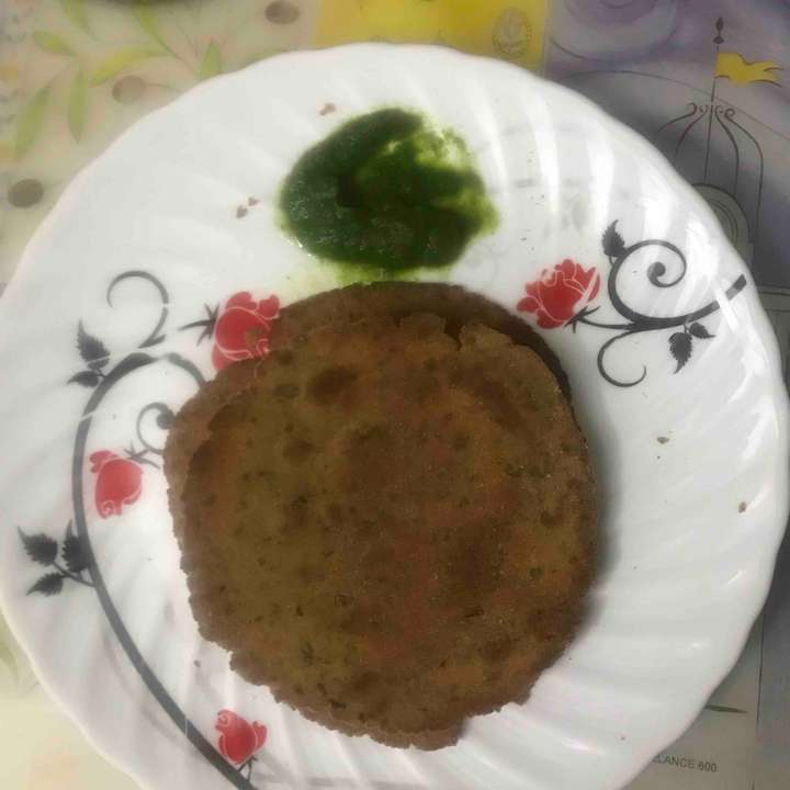 Soya Khakhara with coriander chutney !
