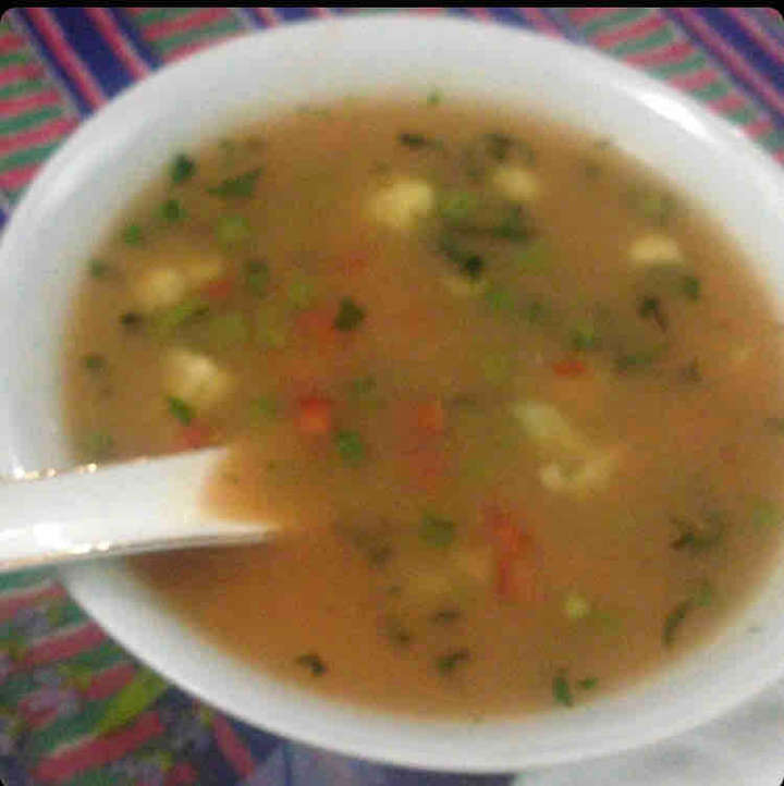Dal Broth with Sauté Vegetables 