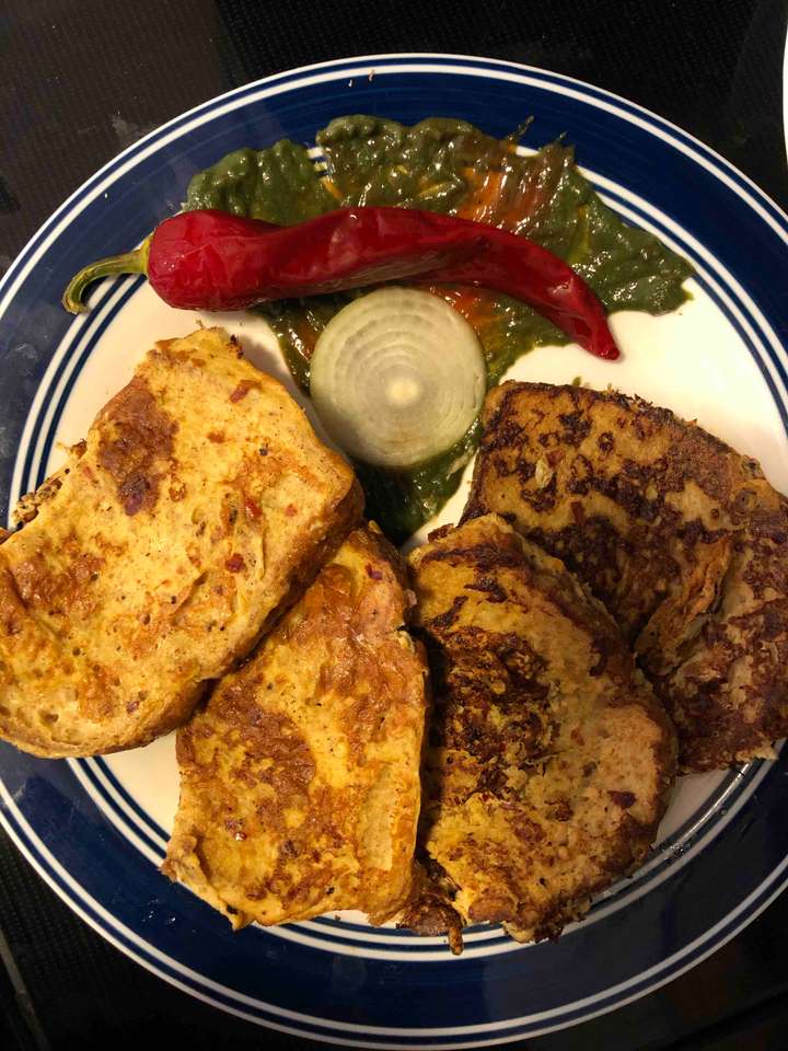 Savory butter milk French toast