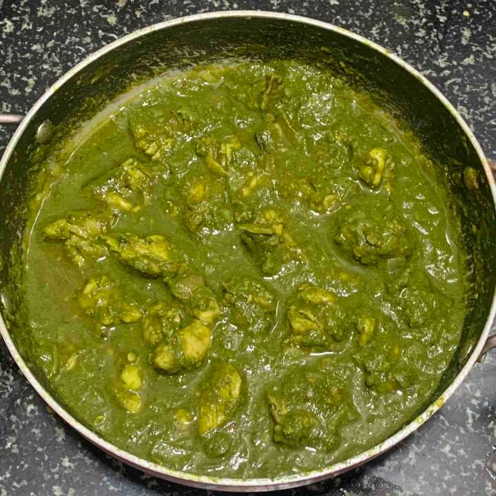 Green chicken