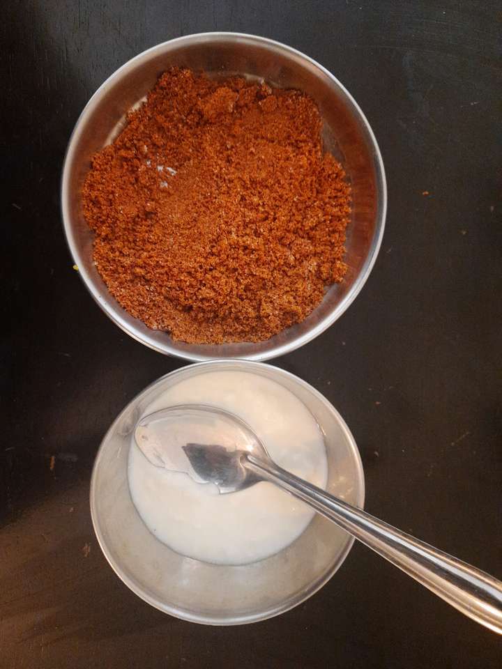 soya panjiri with curd 
