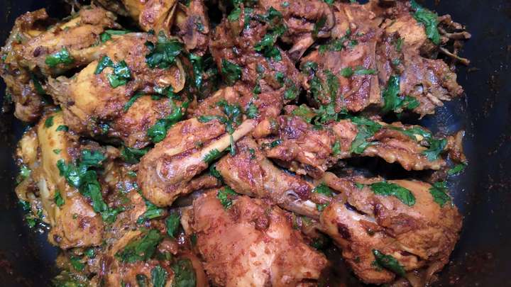 Dhoney Chicken Kosha