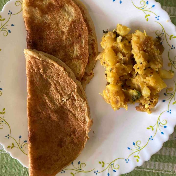 Soya flour cheela