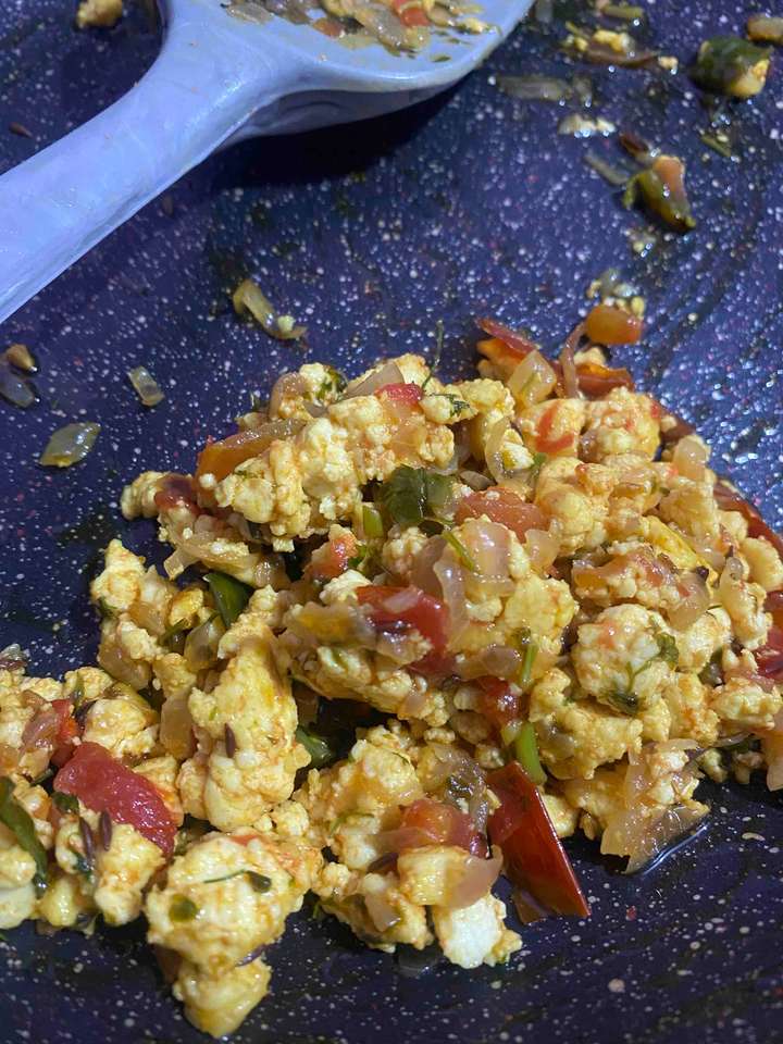 Paneer bhurgi 