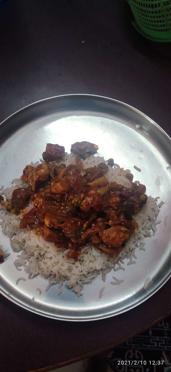 Rice and Chicken Curry
