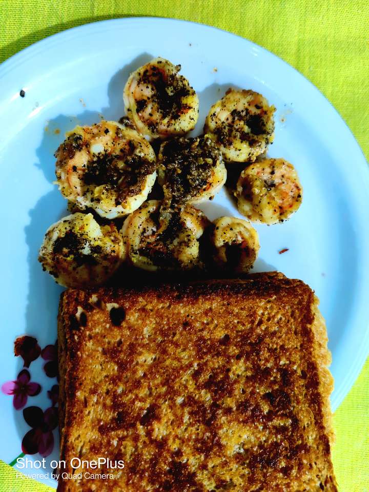 Butter Garlic Prawns