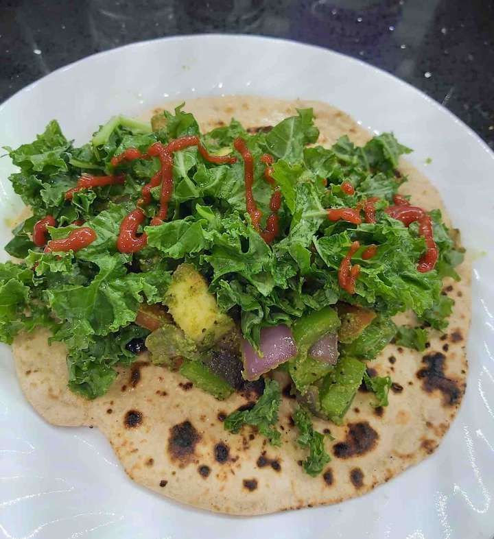 Healthy and tasty - Paneer tikka wrap