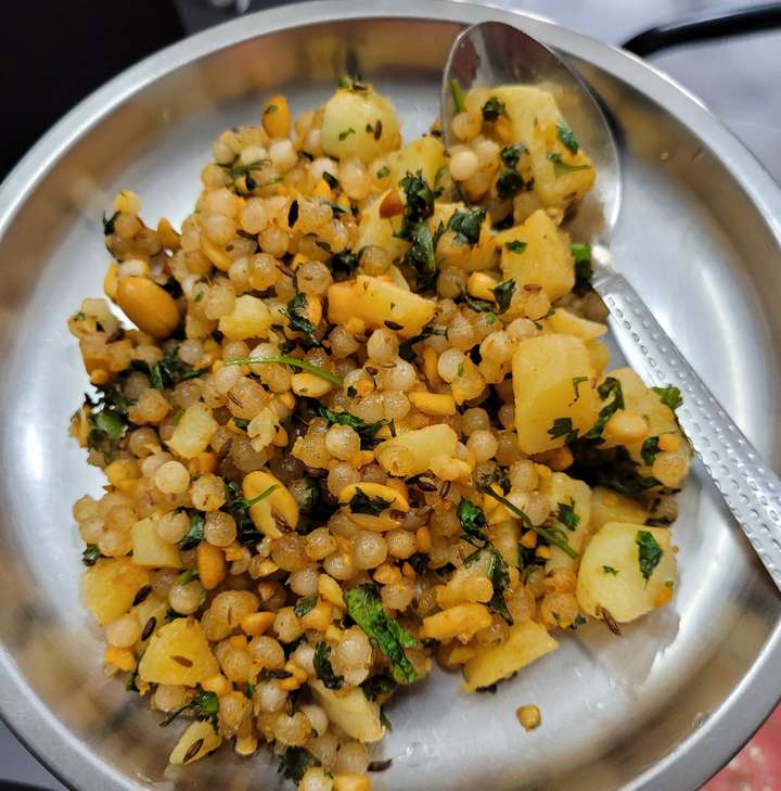 Spicy sabudana khichdi 