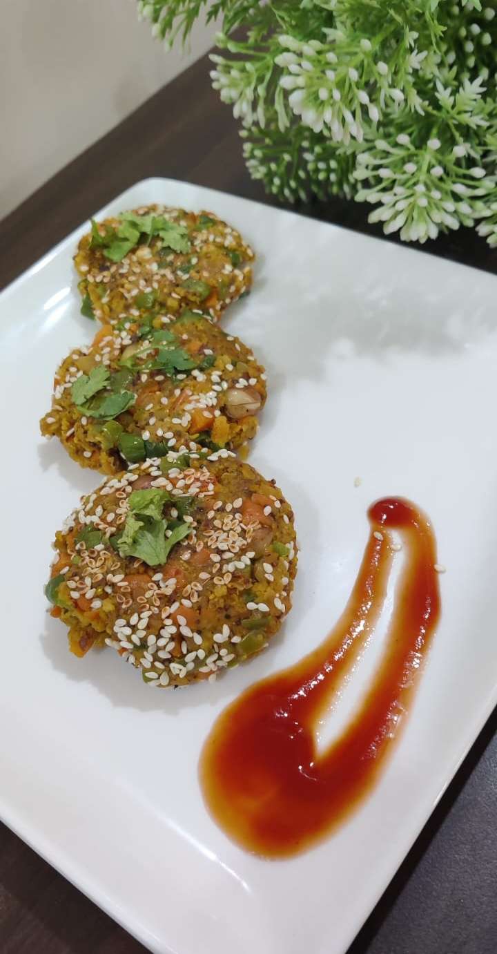 oats seasme tikki