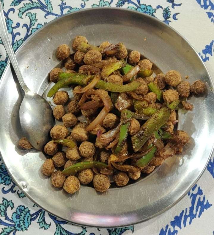 Chilly soya chunks 🌸🌸