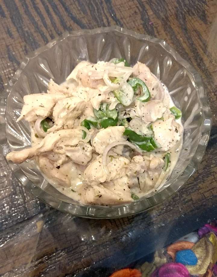 cheesy chicken salad 🌸