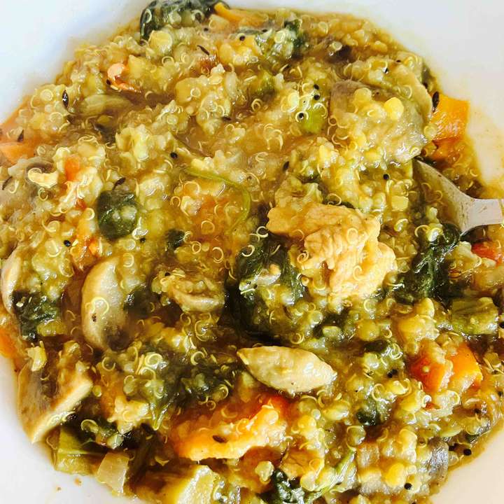 Quick quinoa/rice nutritious