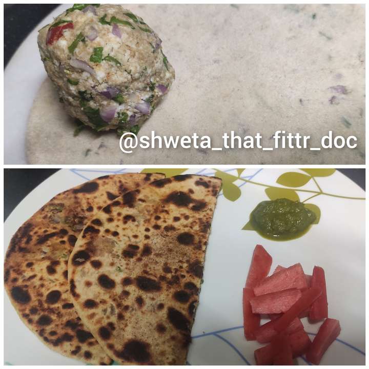 SOYA PANEER PARANTHA