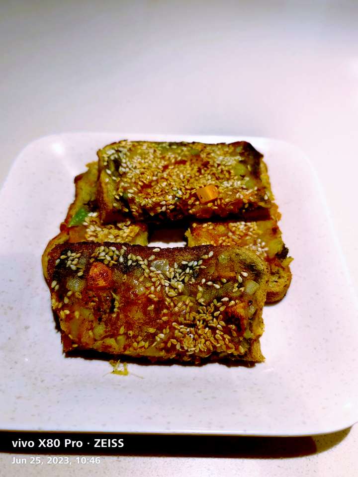 Sweet Potato Sesame Toast 