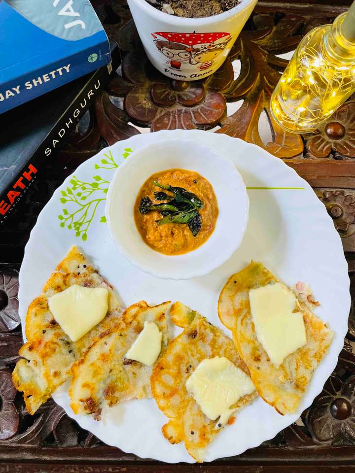 High Protein Cheesy Chilla 😋🧀 #FITTRMasterchef2