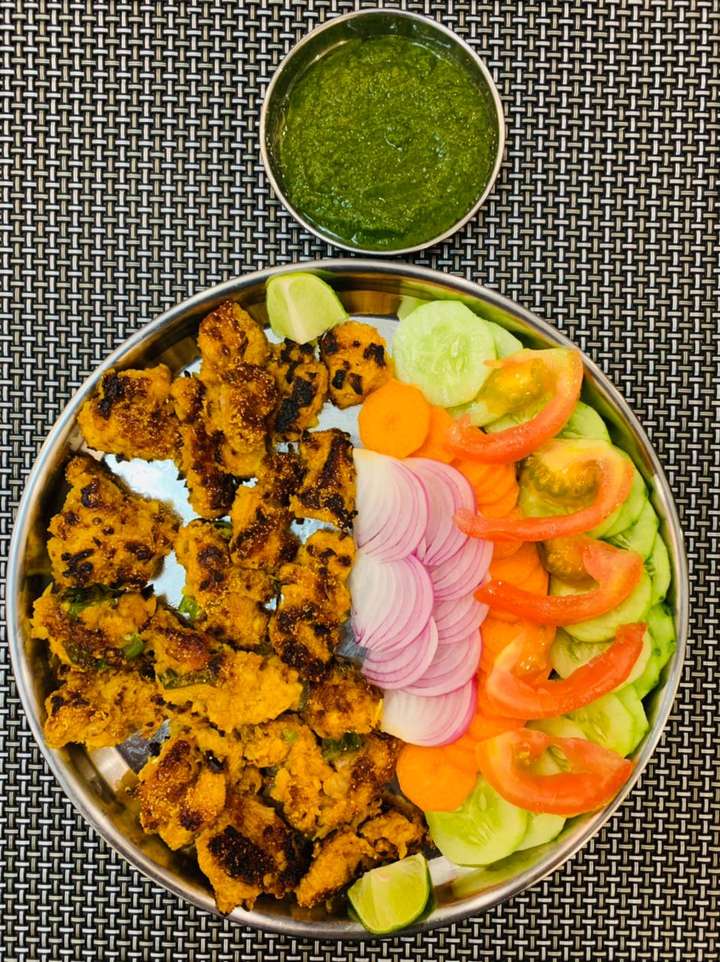 Pan fried crunchy, chicken breast.