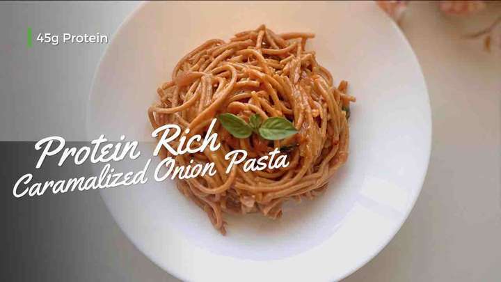 45g Protein | Caramelised Onion Pasta for Weight Loss 🍝