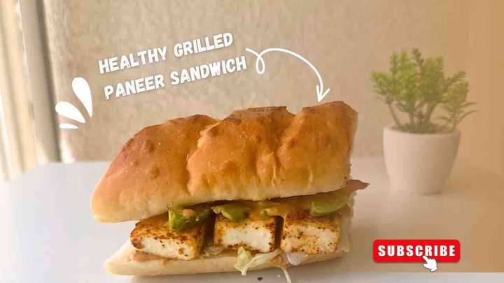 Healthy Grilled Paneer Sandwich 