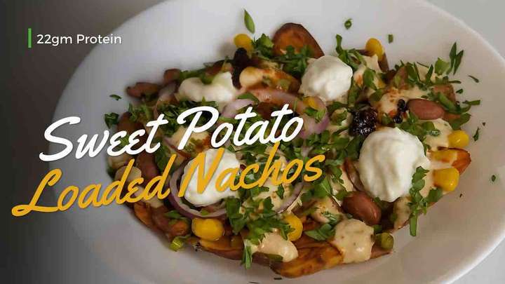Sweet Potato Loaded Nachos