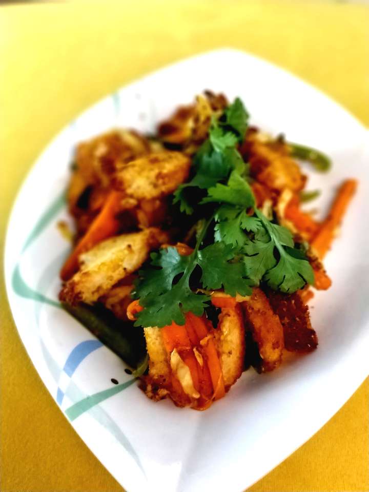 Vegetable Bread Dhokla