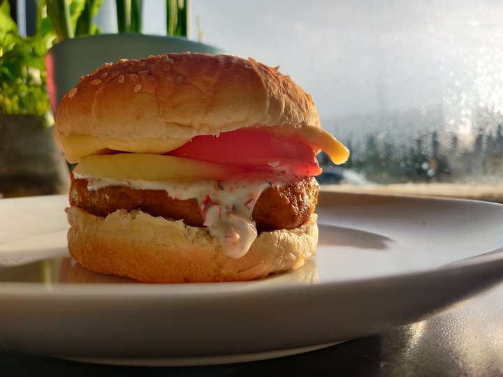 Aloo tikki burger