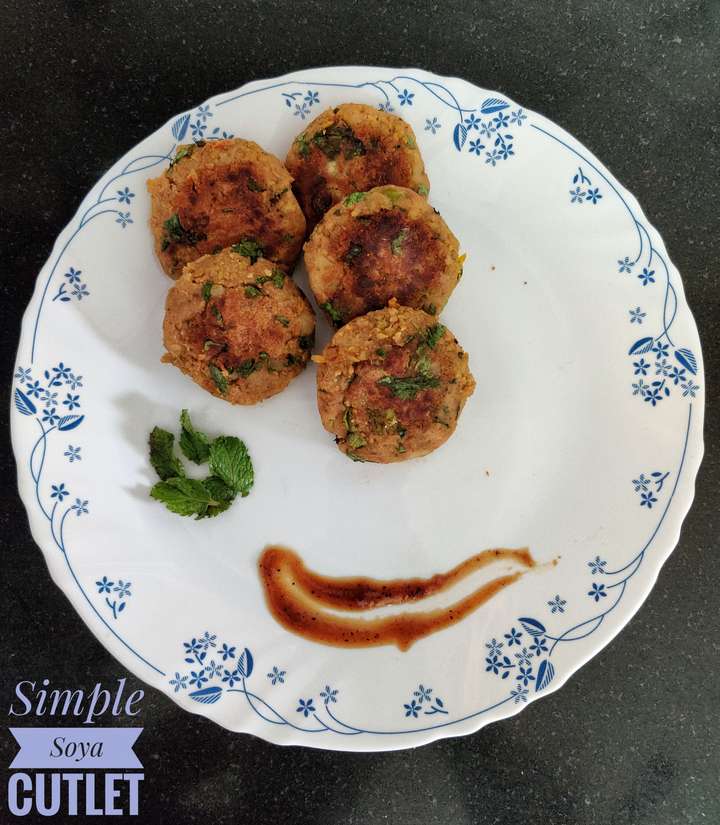 Simple Soya Cutlet - High Protein