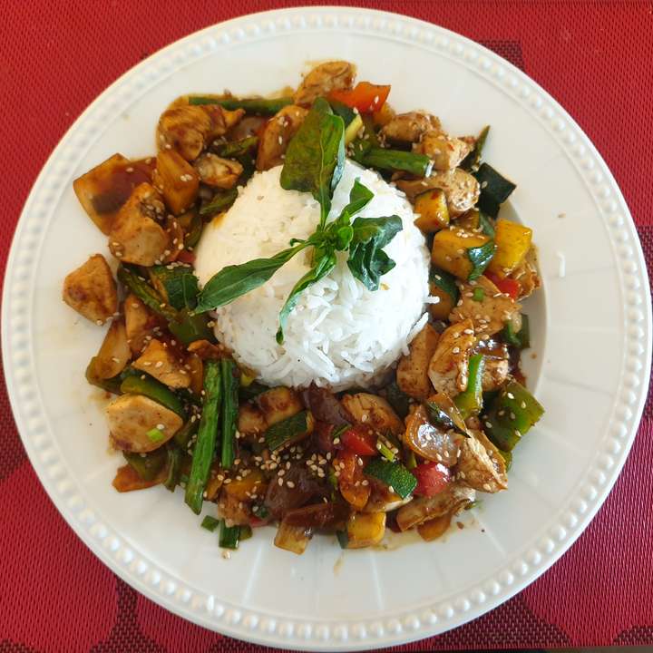 Chicken n Veggies Saute- Chinese Style