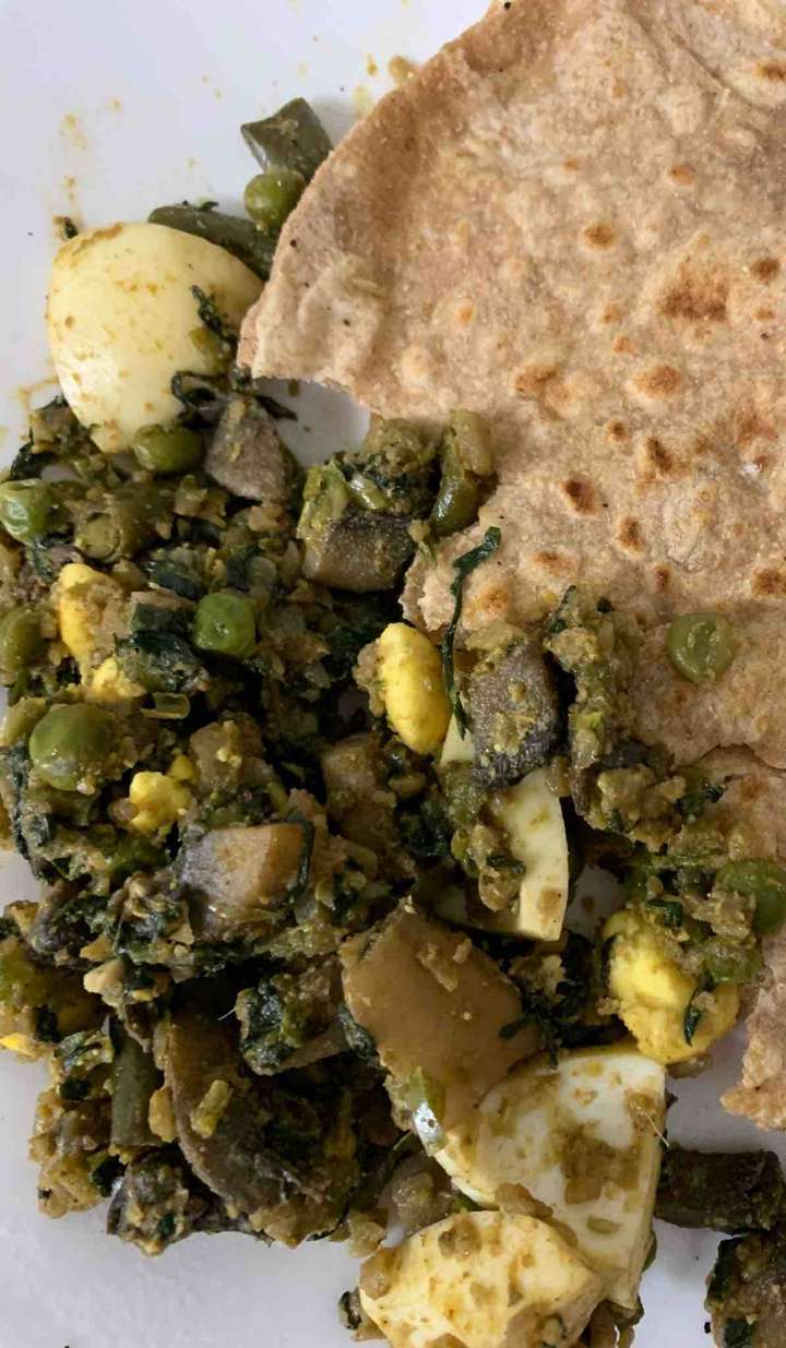 Mushroom Egg Curry