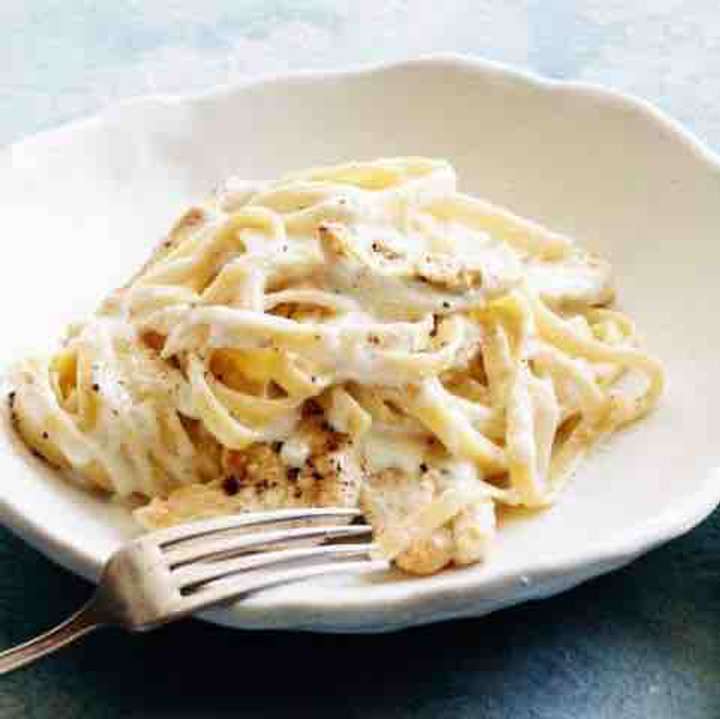 Chicken Alfredo Spaghetti Pasta