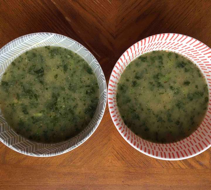 Oats and Kale soup 