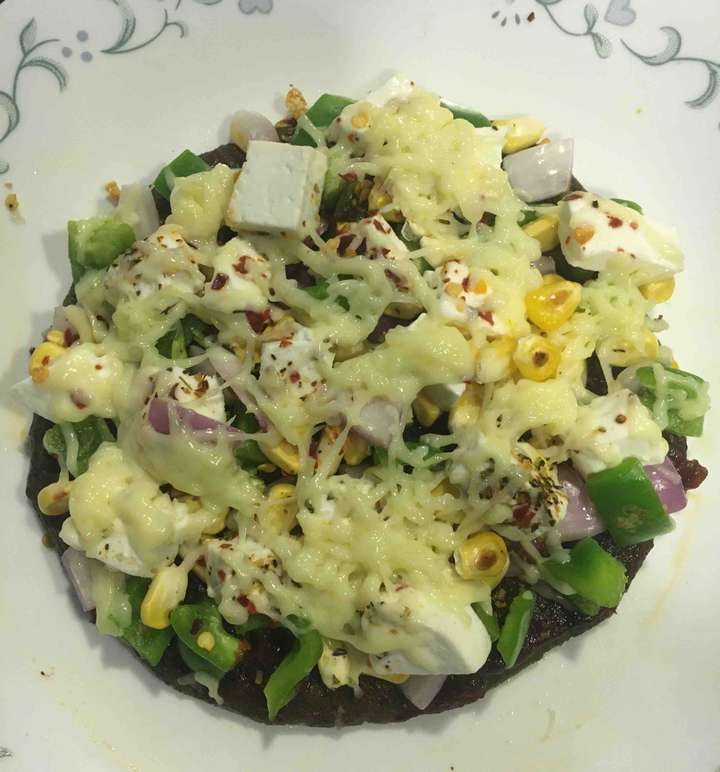 Soya flour pizza