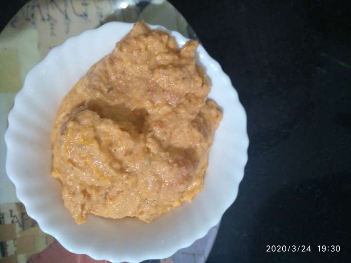 Onion tomato paneer chutney 