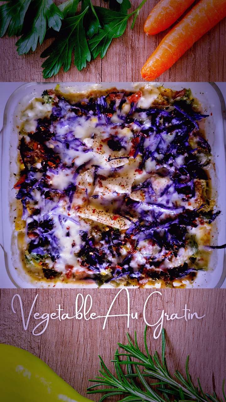  Vegetable Au Gratin aka Videshi khana.😜