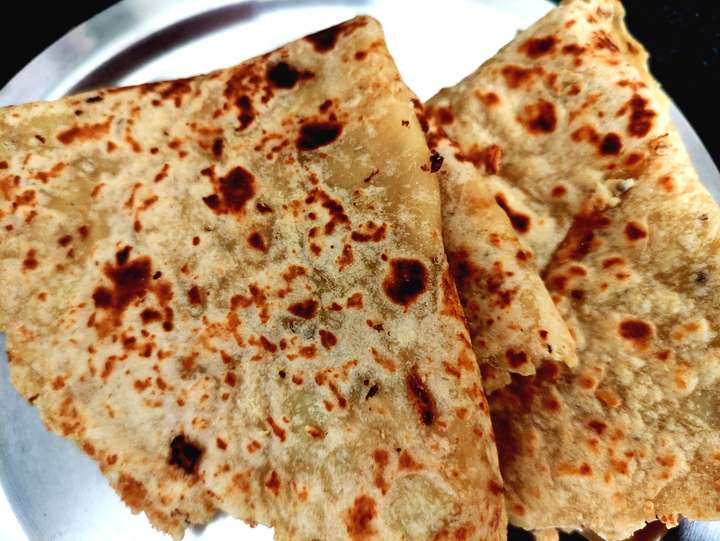 Sweet Potato Cheese Paratha
