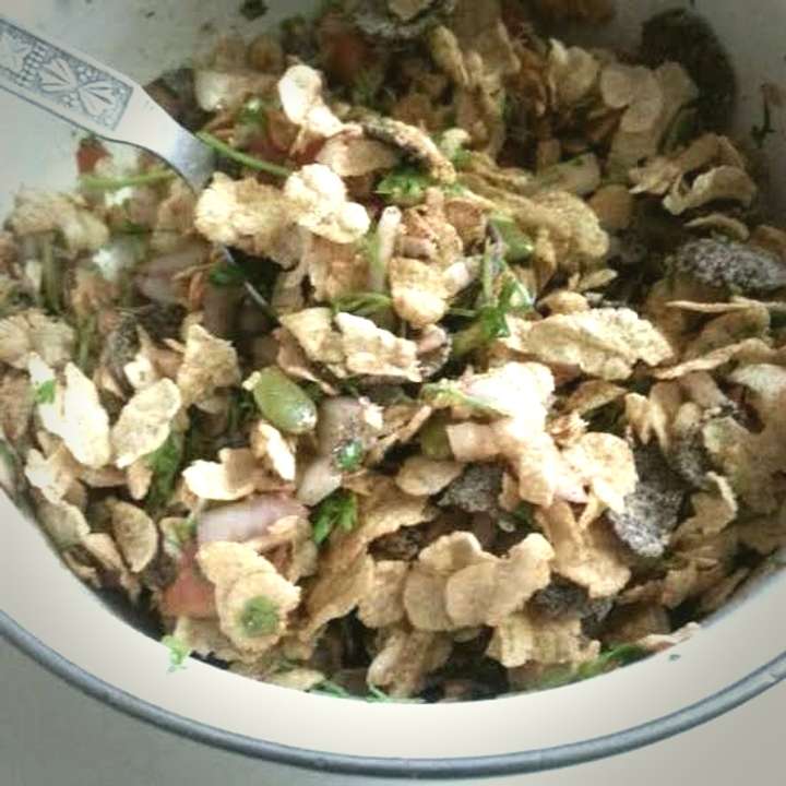 Wheat flakes Bhel