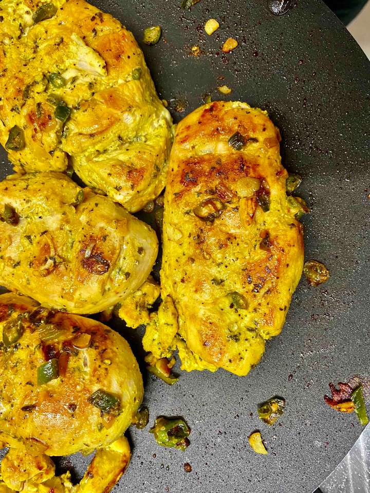 Garlic Chicken with Lemon Zest