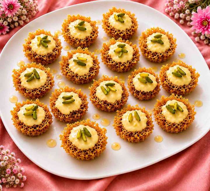 Sugar-Free Ghevar with a Twist ✨