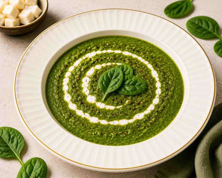 Creamy Spinach soup 