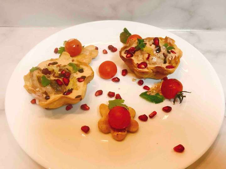 Dahi Bhalla Tokri Chaat 