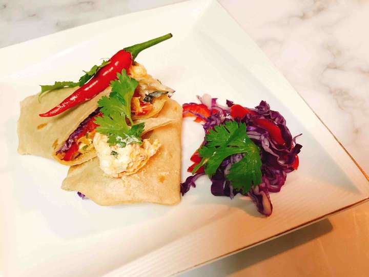 Feta cheese wrap 