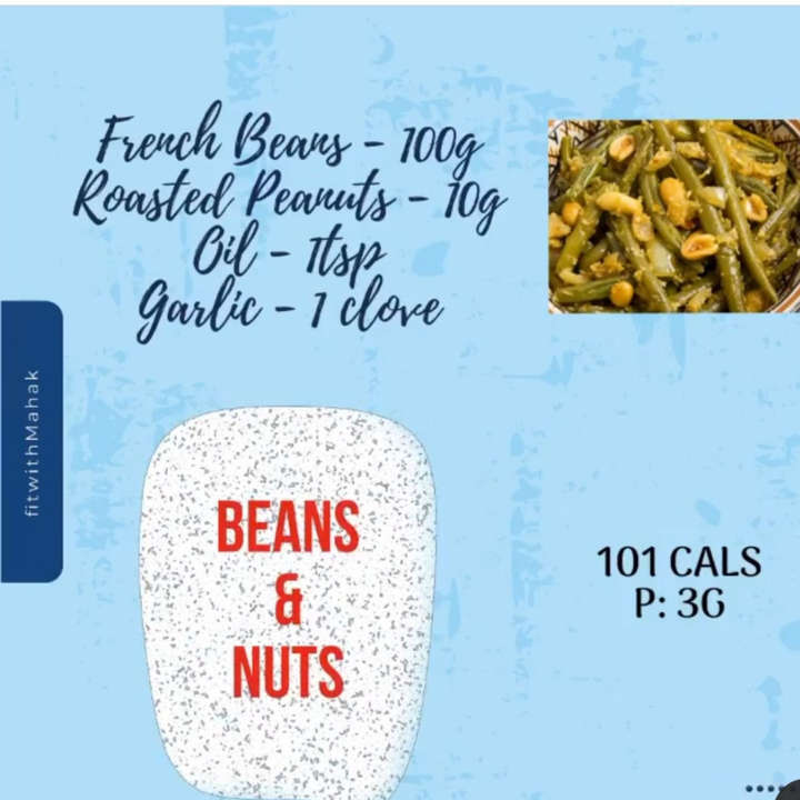 French Beans with Peanuts 
