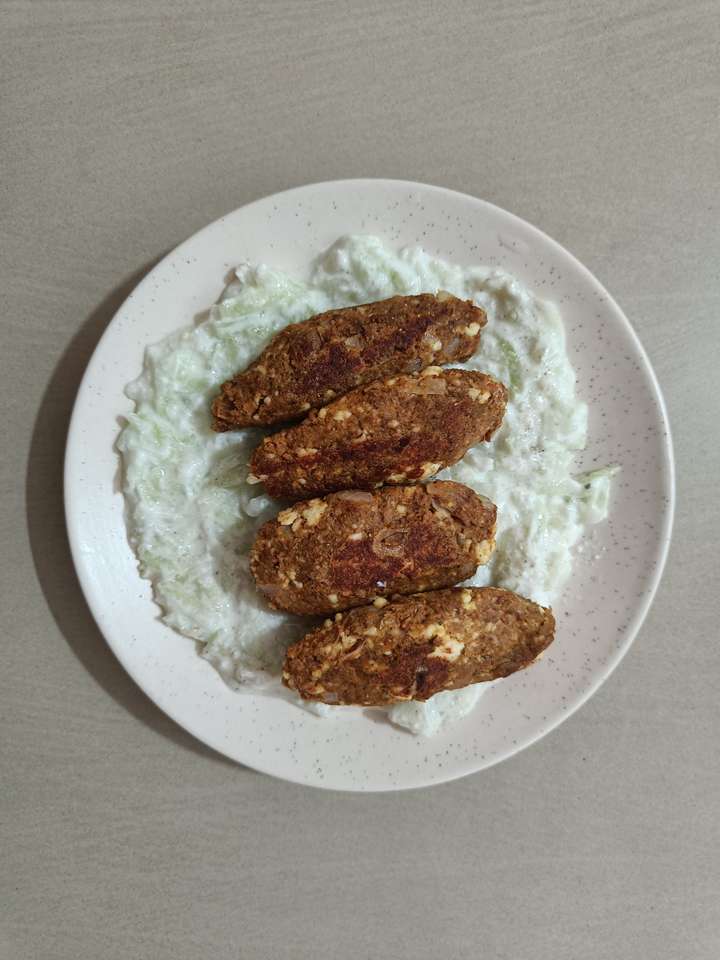 Veg seekh kabab