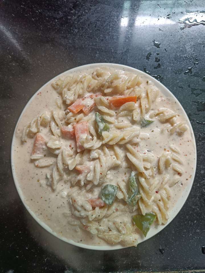 Healthy White Sauce Pasta